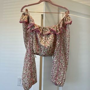 love shack fancy crop top